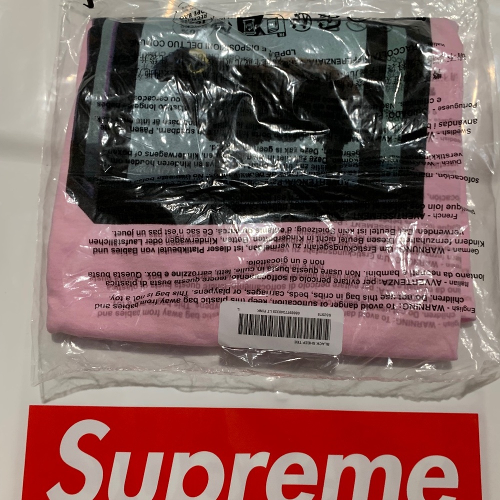 Supreme Damien Hirst Sheep Tee S/S2025 Pink Large